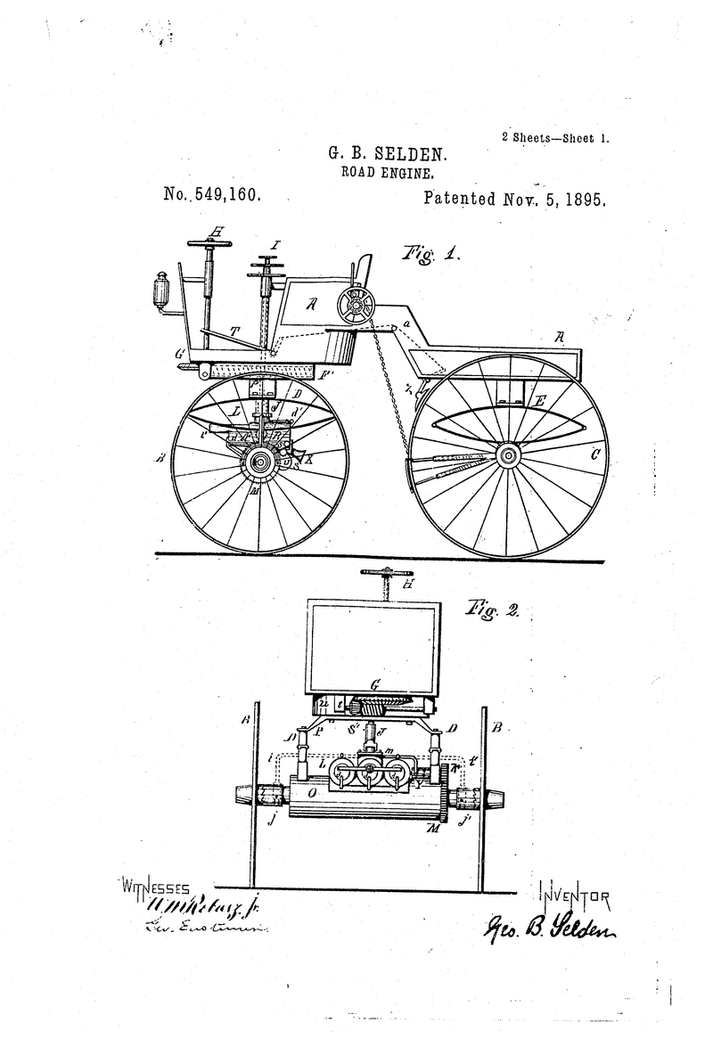 Illustration for article titled The Patent For The Gas-Powered Car Is 118 Years Old Today